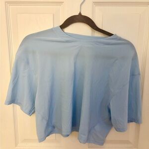 Athleta crop workout tee